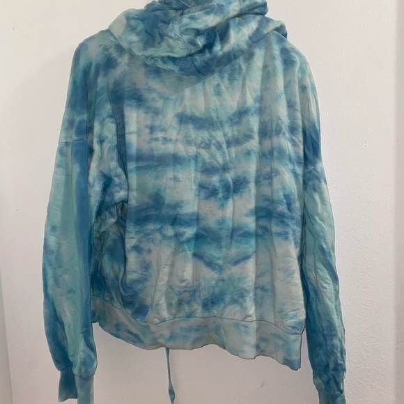 Young fabulous and broke size large tye dye cowl neck sweater - Picture 3 of 5